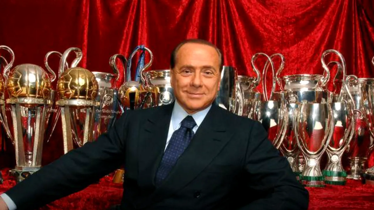 Berlusconi şi AC Milan - între fotbal, politică şi glorie. Moment istoric cu Inzaghi