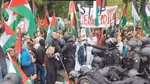 Protestatarii anti-Israel au blocat din nou etapa din Vuelta. Incidente cu poliția și final improvizat în cursa de ciclism