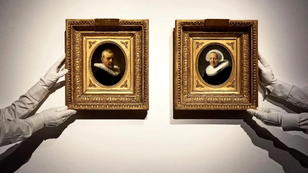 Două portrete necunsocute ale lui Rembrandt, scoase la licitaţie