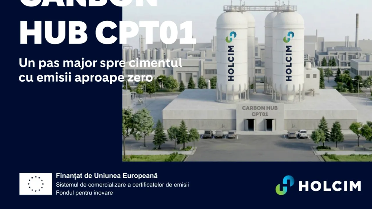 Holcim Romania and CINEA sign grant agreement for Carbon Hub CPT01, advancing carbon capture and near-zero cement production in Eastern Europe