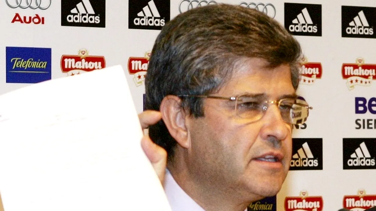 Fernando Martin, al doilea fost preşedinte de la Real Madrid, internat în spital din cauza coronavirusului