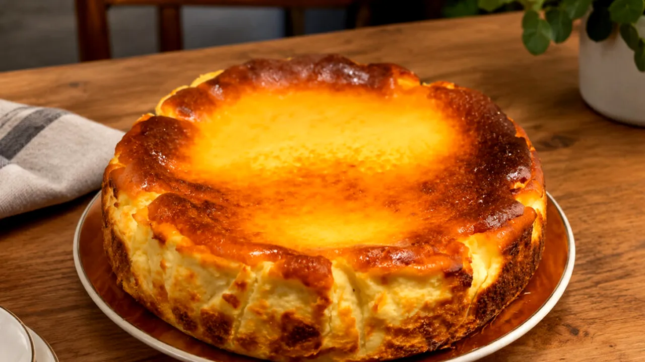 Cheesecake din Țara Bascilor: preparatul care a cucerit întreaga lume