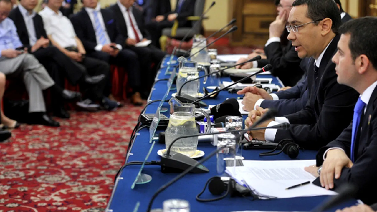 Ponta i-a invitat pe chinezi să investească în agricultura, energia şi infrastructura din România