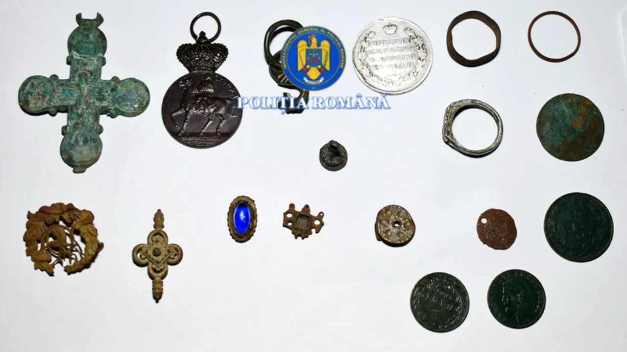 Percheziții în Neamț într-un dosar privind utilizarea ilegală a detectoarelor de metale și furt de bunuri arheologice
