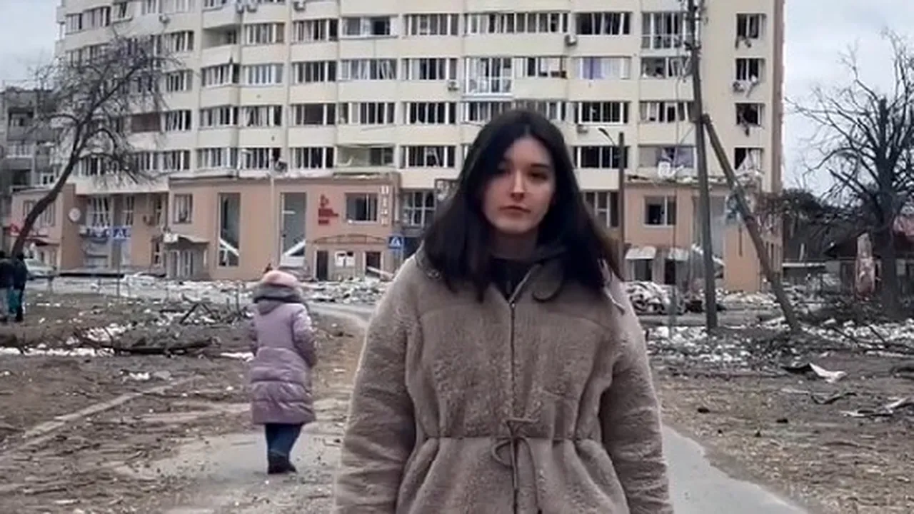 Cum arată o zi din viaţa unei tinere adăpostite într-un buncăr din Ucraina. VIDEO