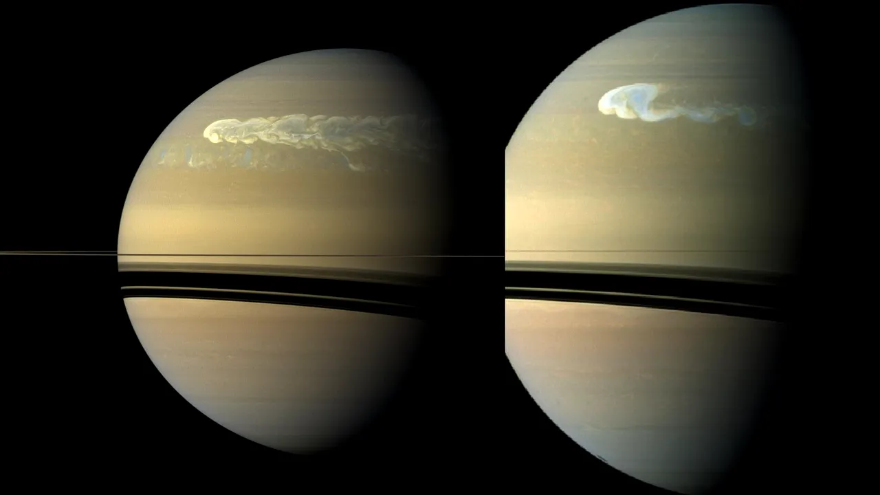 STUDIU. Astronomii au observat anomalii vechi de 100 ani pe Saturn 