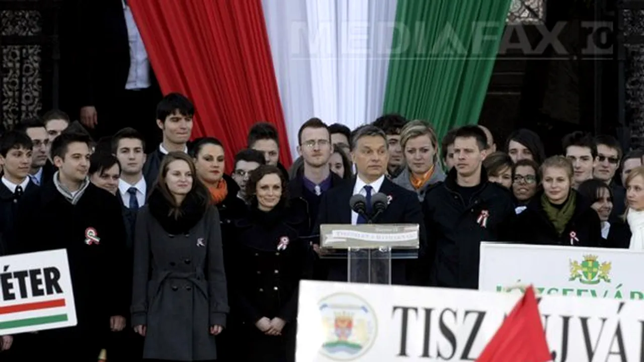 Manifestaţii politice de amploare în capitala ungară, în favoarea dar şi împotriva lui Viktor Orban