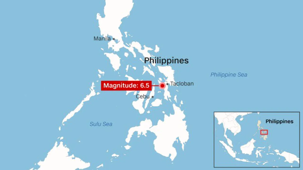 Cutremurul de joi din Filipine a avariat o centrală electrică şi a produs alunecări de teren
