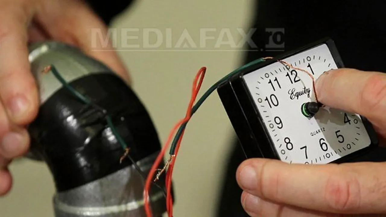 Tânăr care confecţiona bombe pe care voia să le vândă, prins la Arad. Una din bombele artizanale a fost detonată