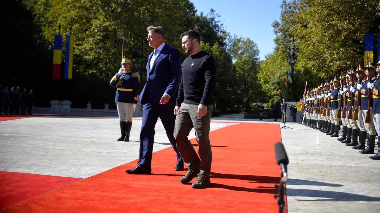 Iohannis, după discuţiile cu Zelenski: Vom sprijini Ucraina, inclusiv militar, cât va fi nevoie