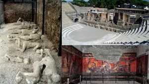 24 august 79 d.Hr. - Erupţia vulcanului Vezuviu distruge oraşul Pompeii 