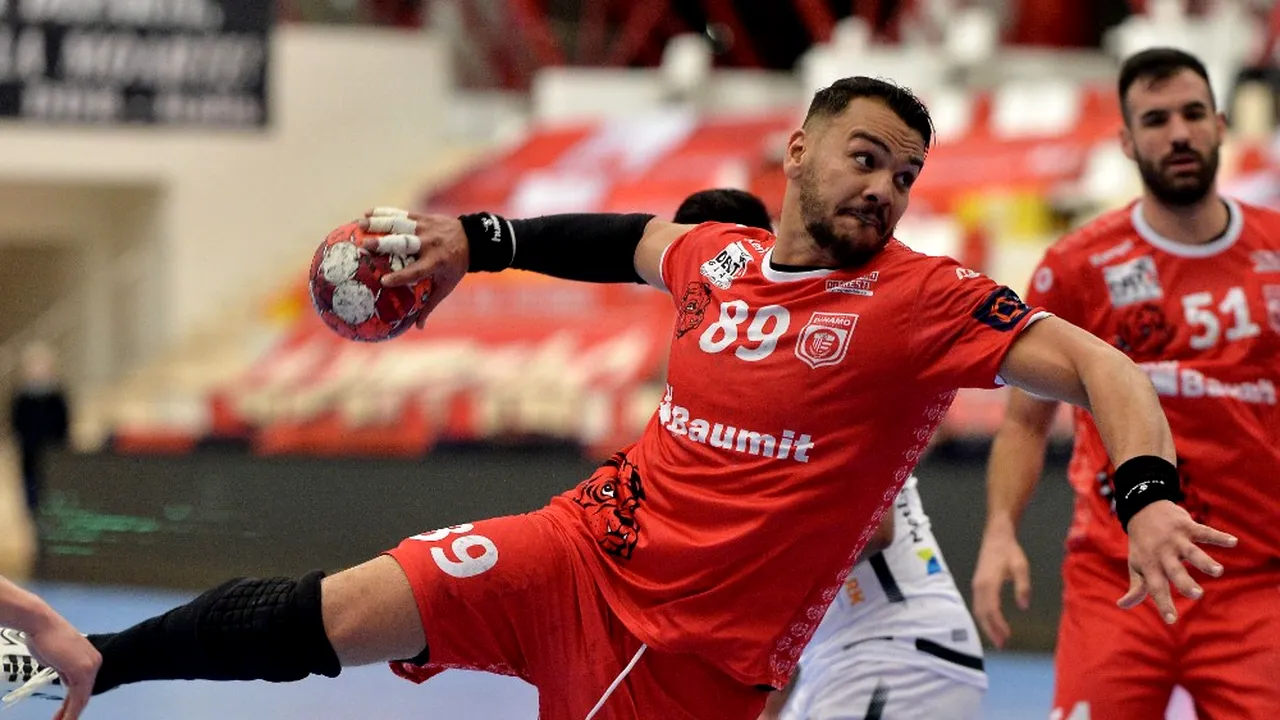 Dinamo Bucureşti a pierdut primele puncte din sezon în Liga Zimbrilor, la handbal masculin