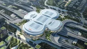 Schiţa unei gări din China stârneşte controverse deoarece clădirea seamănă cu un absorbant uriaş