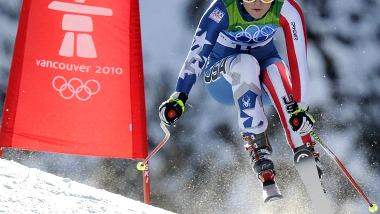 JO de Iarnă: Americanca Lindsey Vonn, campioană olimpică la coborâre