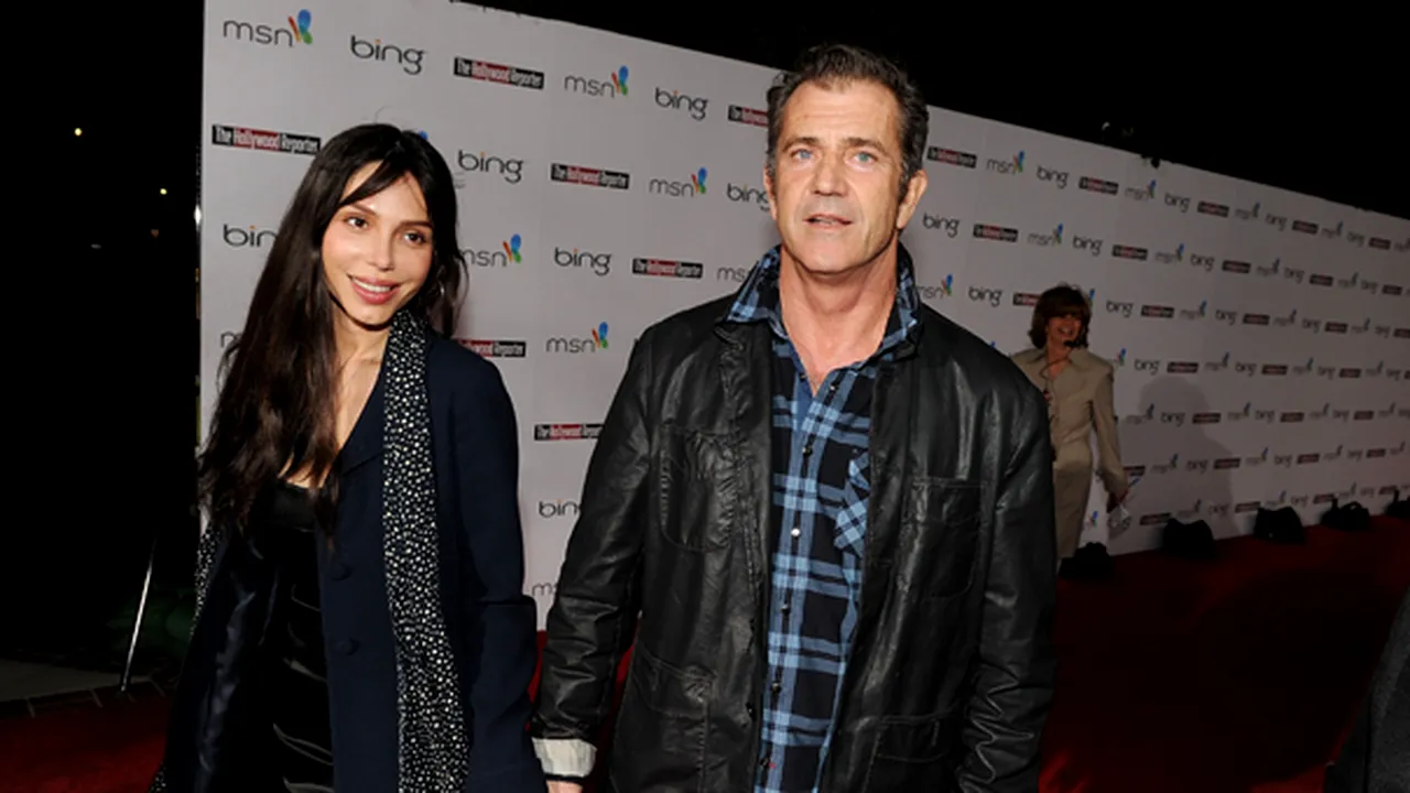 Mel Gibson s-a despărţit de iubita sa, Oksana Grigorieva