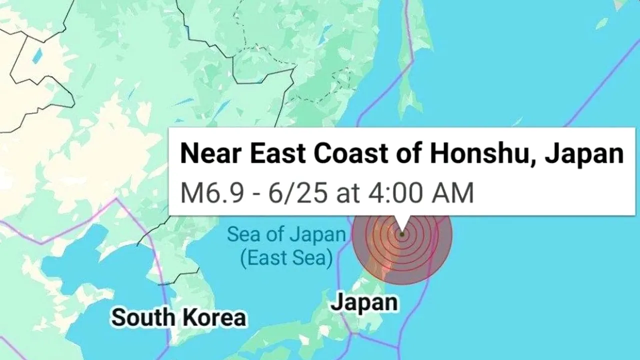 Cutremur puternic în nordul Japoniei / Nu a fost emisă avertizare de tsunami