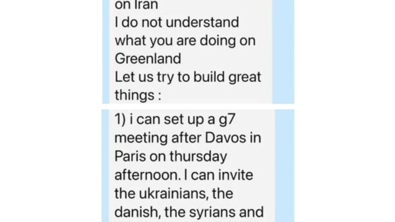 Trump primește un sms privat de la un lider european și-l face public: „Nu înțeleg ce faci cu Groenlanda”