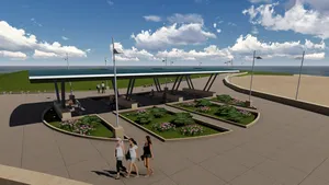 Falezele din sudul litoralului, reabilitate cu 10 milioane de euro. Cum vor arăta după finalizarea proiectului - FOTO