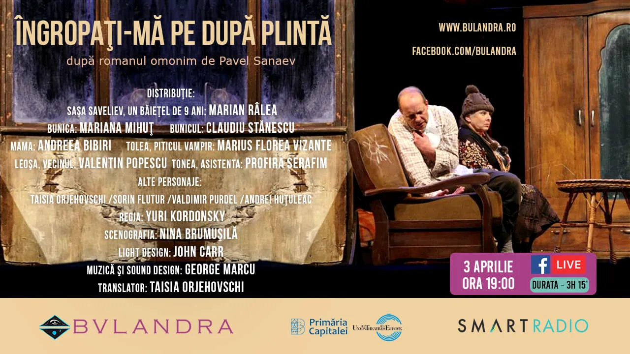 Invitaţie la teatru: Azi, ora 19:00 