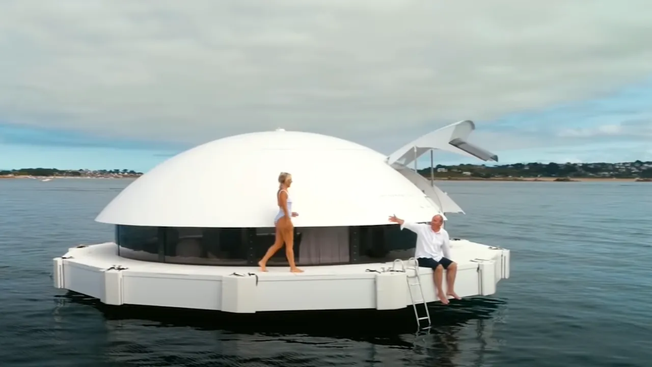Noile „yachturi” în formă de OZN: apartamente plutitoare, 100% ecologice