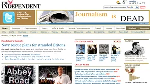 Cotidianul britanic The Independent va fi relansat marţi