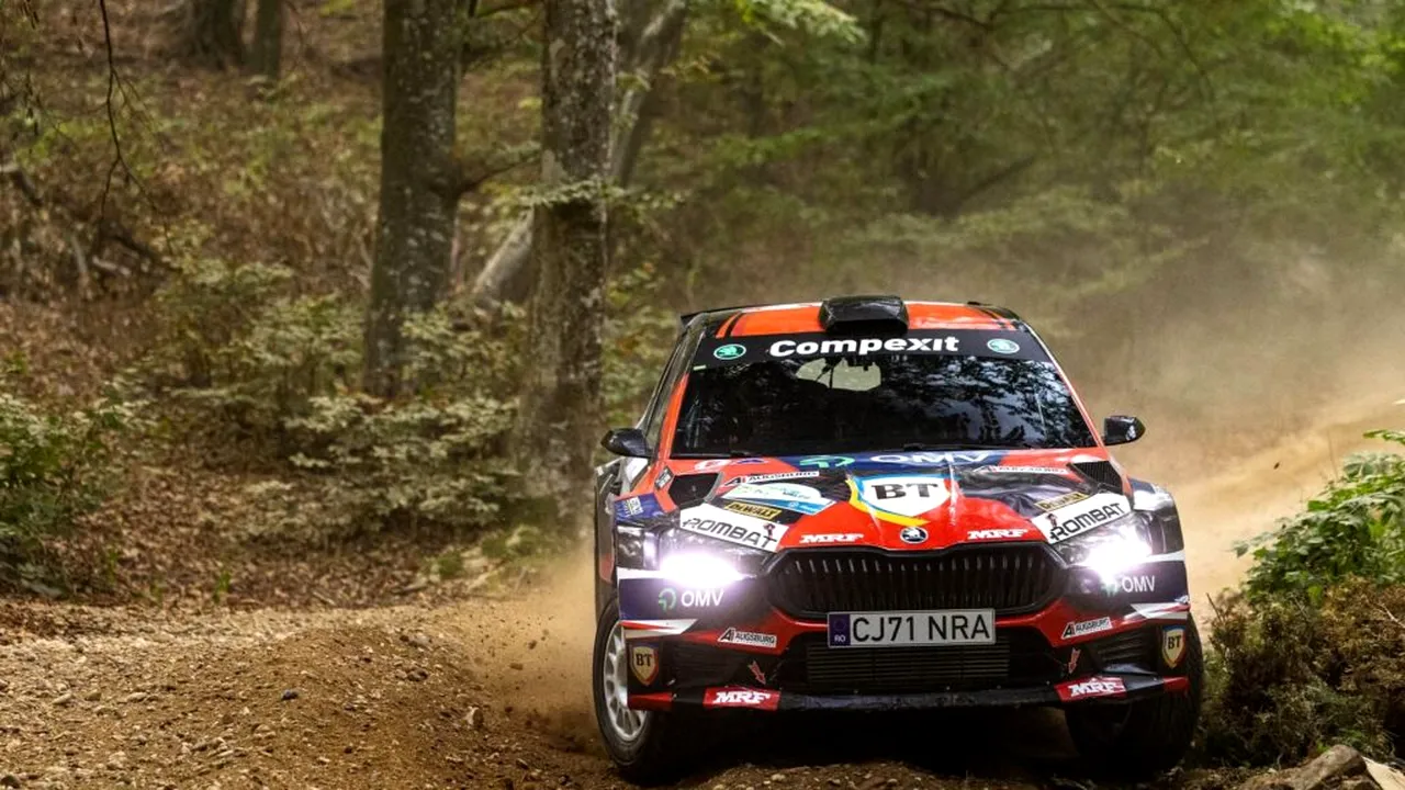 Simone Tempestini, liderul de noapte al cursei finale din Campionatul European de Raliuri