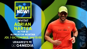 „Sportul îți arată cine ești. Eșecul e doar o cărămidă către succes”. Actorul Adrian Nartea, întreaga poveste, azi pe G4Media