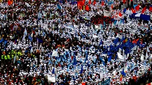 Miting în Capitală pe 22 septembrie; peste 20.000 de sindicalişti ai CNSLR-Frăţia vor ieşi în stradă