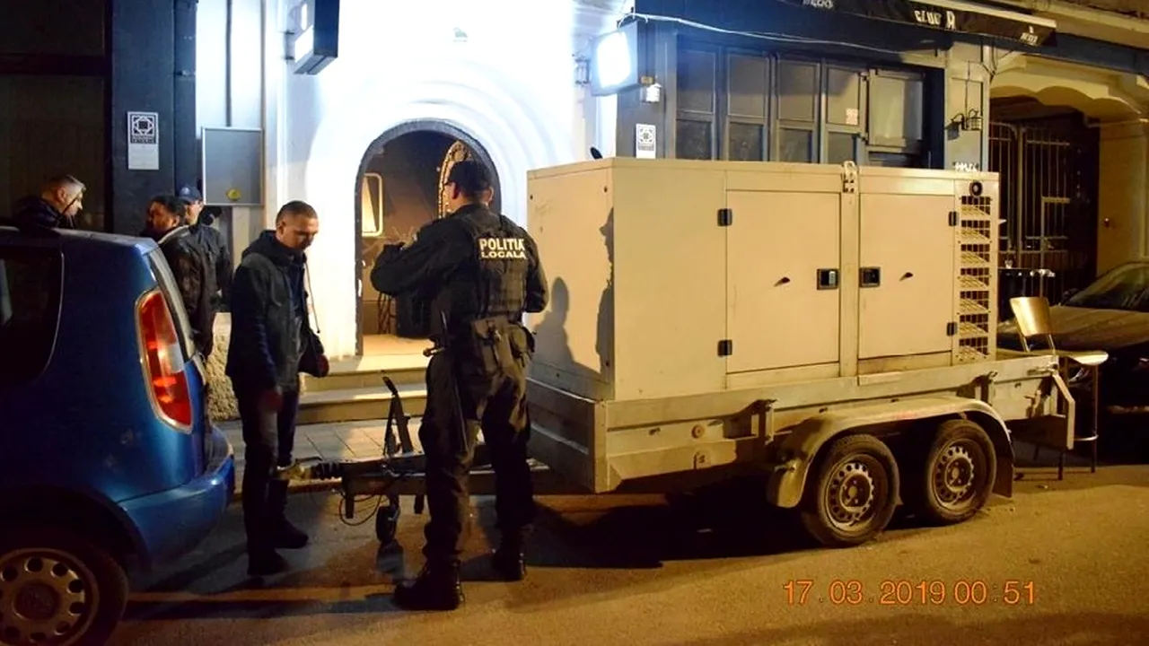 Metoda „năstruşnică” prin care se alimenta electric un bar din Bucureşti. Poliţiştii au aplicat amenzi în mai multe cluburi din Centrul Vechi