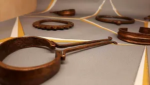 Inedit: Podoabe din vertebre de şarpe şi fâşii din piele de hipopotam la Muzeul Astra din Sibiu