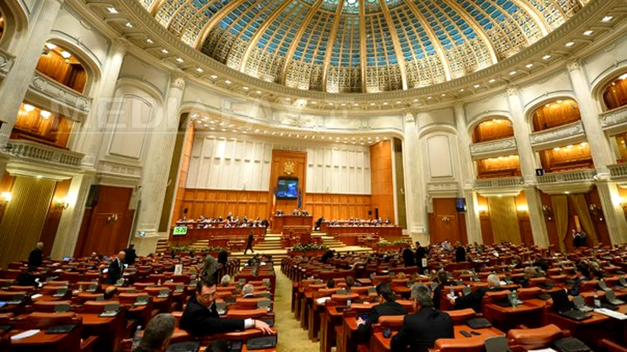 Mai mulţi deputaţi ai PNL au venit la şedinţa de plen cu bonuri fiscale prinse în piept - FOTO
