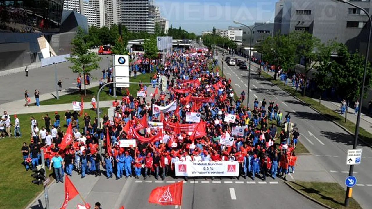 Cea mai mare creştere salarială din Germania ultimilor 20 de ani: Cel mai mare sindicat a obţinut creşterea care va sprijini consumul