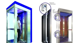 România nu duce lipsă de idei inovative. La Braşov a fost creat primul lift anticovid cu sistem modular de purificare a aerului