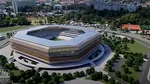 Noul stadion „Dan Păltinișanu” din Timișoara, în linie dreaptă. Contractul pentru arena de 32.000 de locuri a fost semnat
