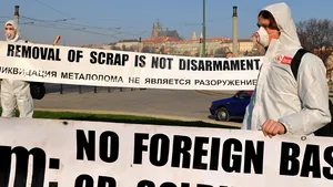 Protest la Praga faţă de semnarea noului tratat START