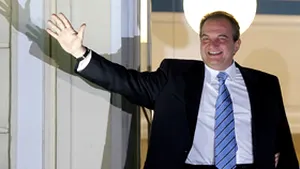 Costas Caramanlis proclamă victoria partidului său în alegerile din Grecia