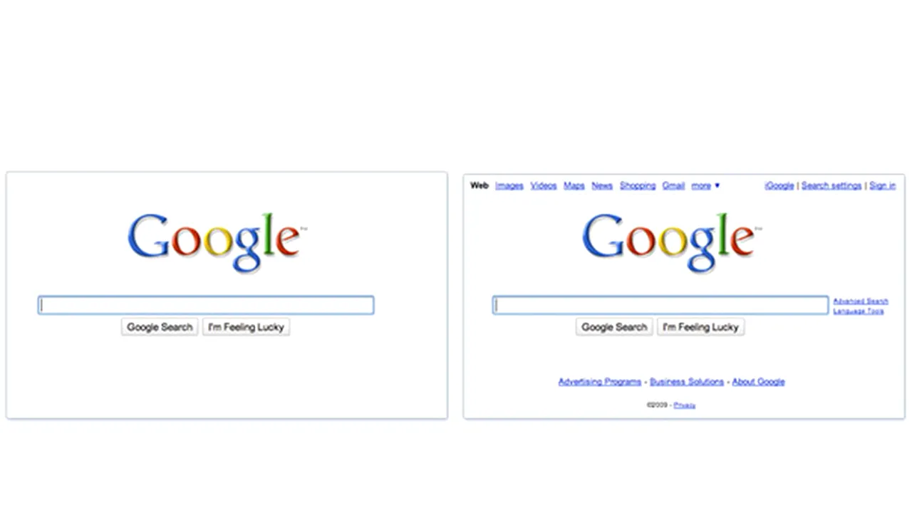 Google are un nou design pentru pagina sa de start