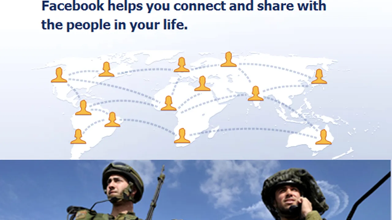 Armata israeliană şi-a făcut divizie de Facebook!