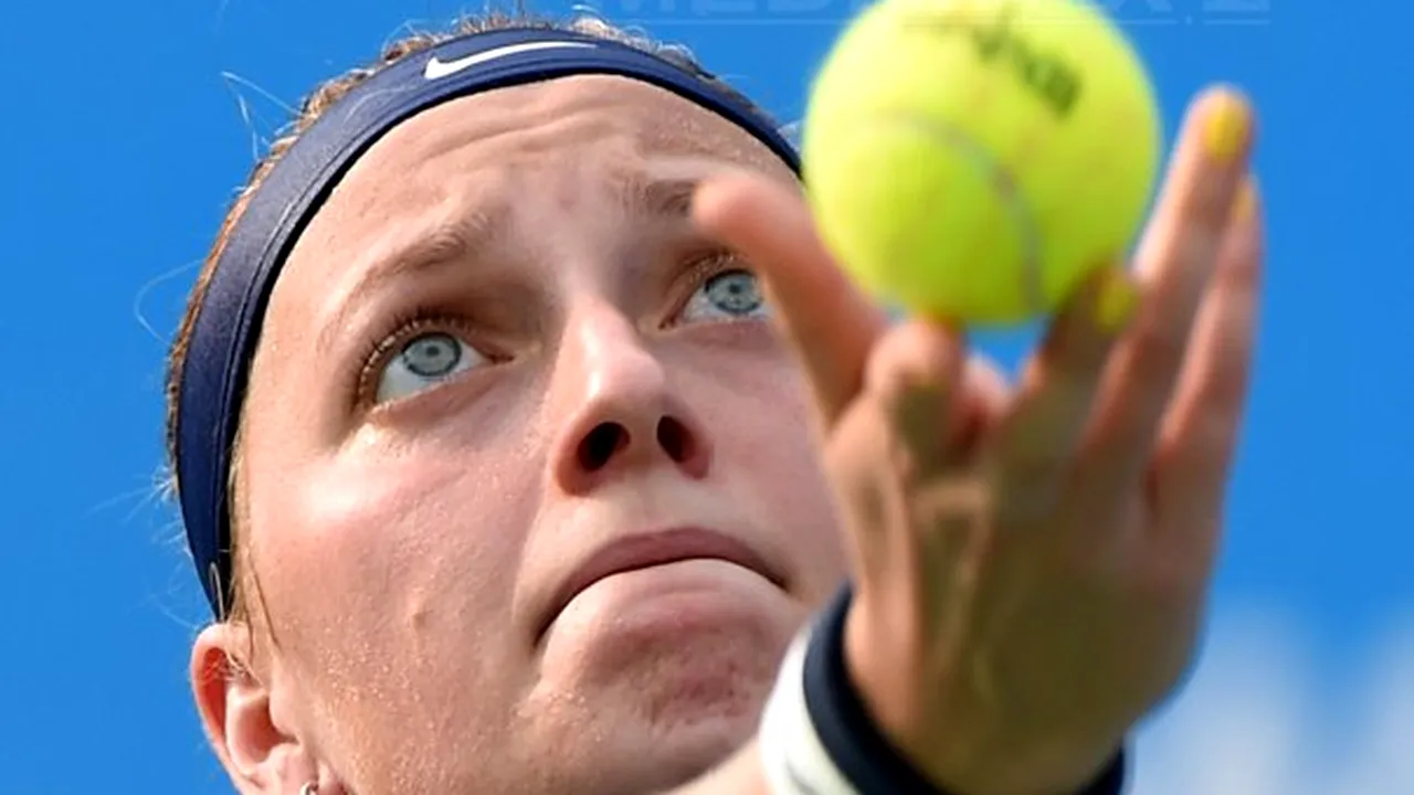 Petra Kvitova, favorită pe partea de tablou a Simonei Halep, eliminată în optimi de finală la Wuhan