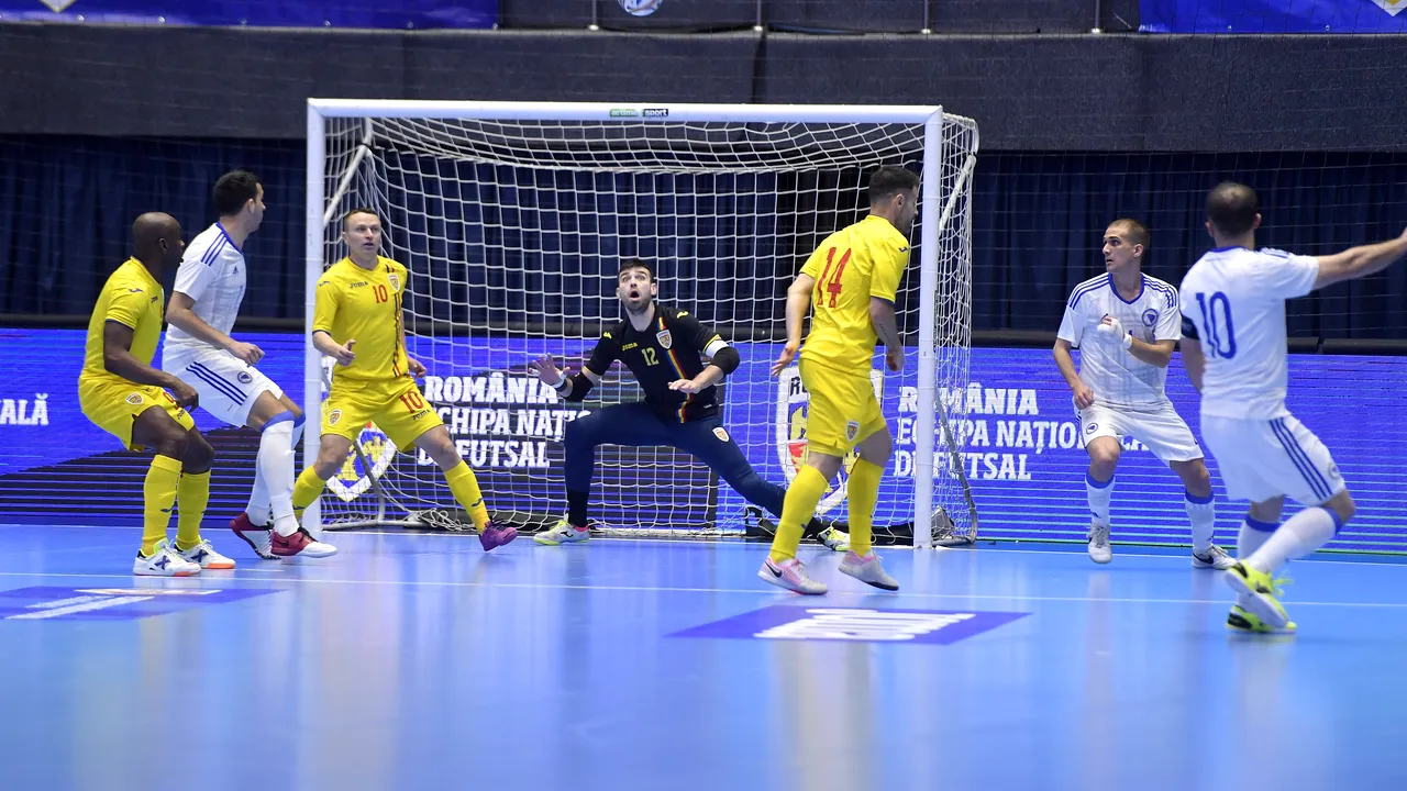 Naţionala tricoloră de futsal, învinsă de Bosnia-Herţegovina în preliminariile Euro 2022