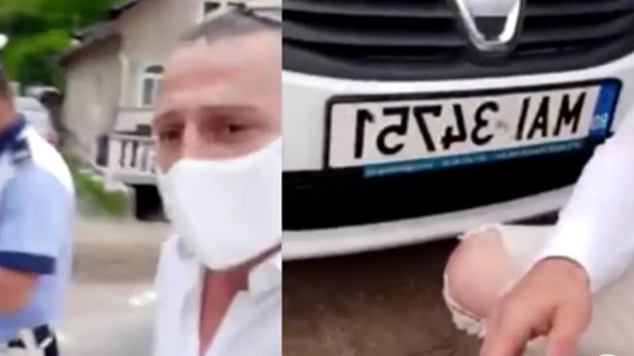 VIDEO Tânăr care filma poliţişti care nu purtau mască, dus la secţie şi amendat. COMUNICATUL IPJ Alba