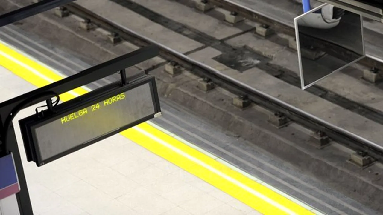 Greva de la metroul din Madrid, suspendată temporar