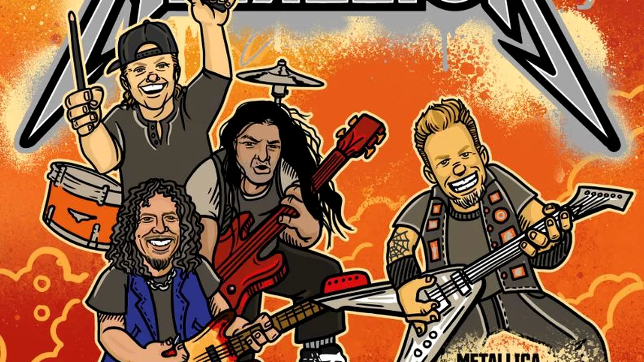Rockerii de la Metallica vor publica o carte pentru copii. Ce va conţine volumul destinat celor mici