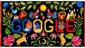 Ziua Naţională a României, sărbătorită de Google printr-un doodle special