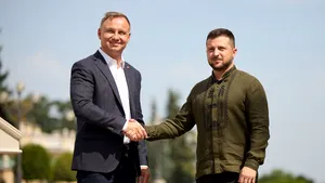 Volodimir Zelenski s-a întâlnit cu preşedintele Poloniei, Andrzej Duda
