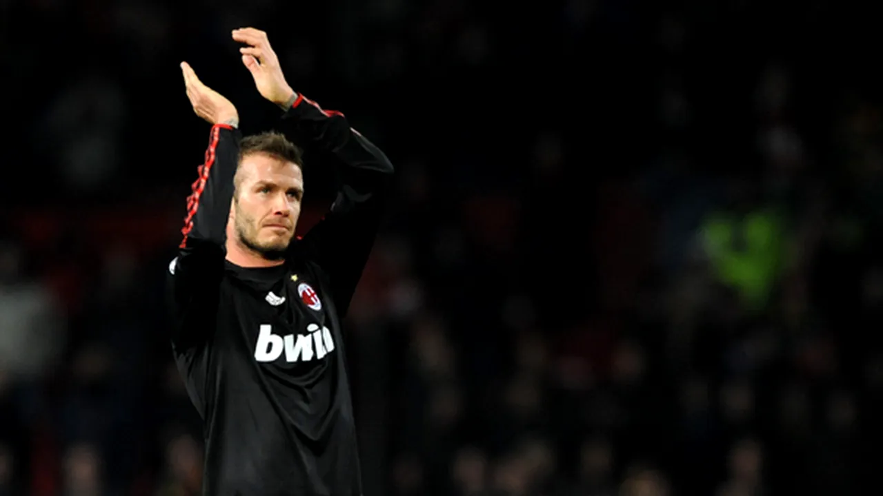 David Beckham va reveni pe teren în noiembrie
