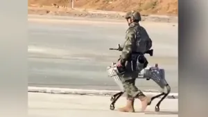 Exerciţii militare cu câini-roboţi progamaţi de chinezi să ucidă 