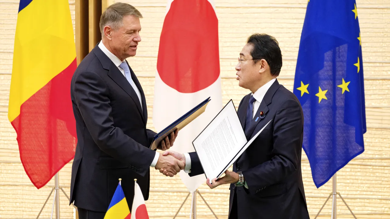 România şi Japonia au semnat un parteneriat strategic de colaborare