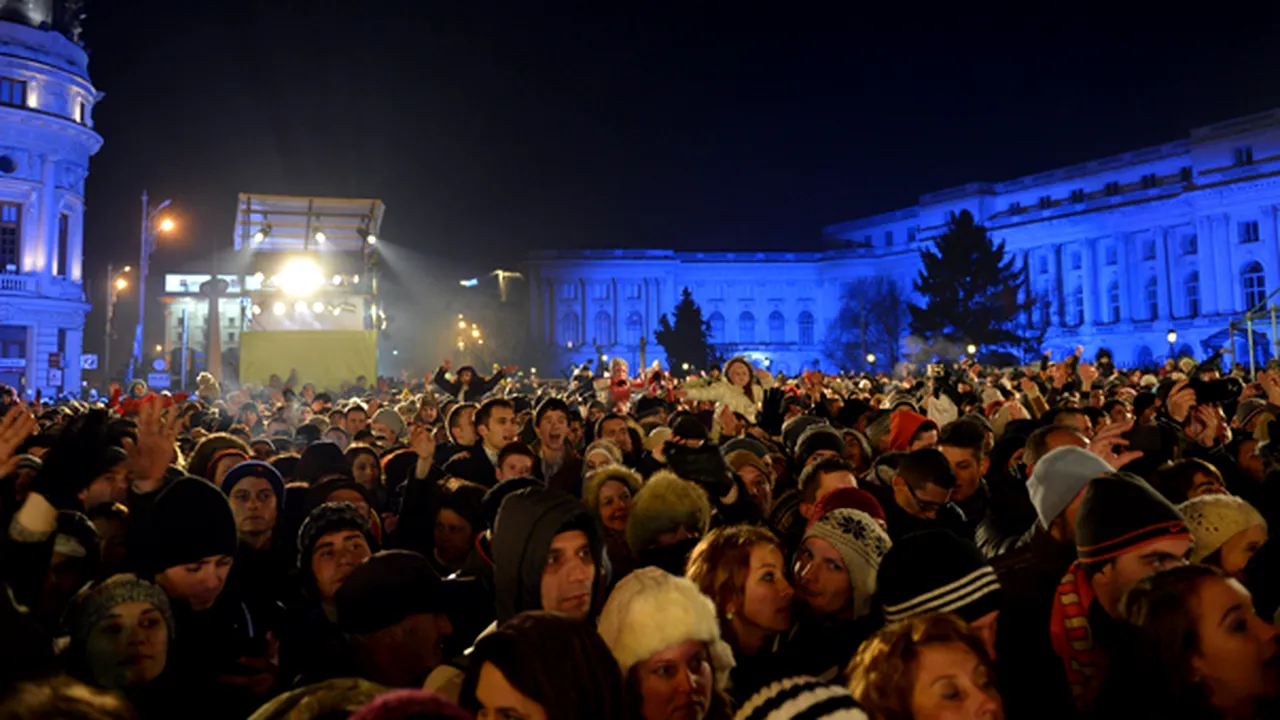 Peste 90.000 de oameni, la petrecerile publice organizate de Revelion în Capitală - FOTO