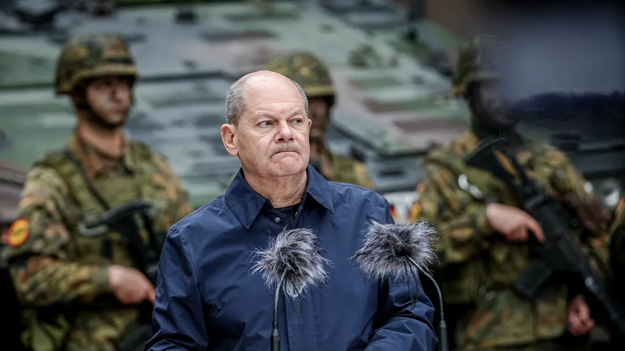 Olaf Scholz îl avertizează pe Putin: Vom apăra „fiecare centimetru pătrat” din teritoriul NATO